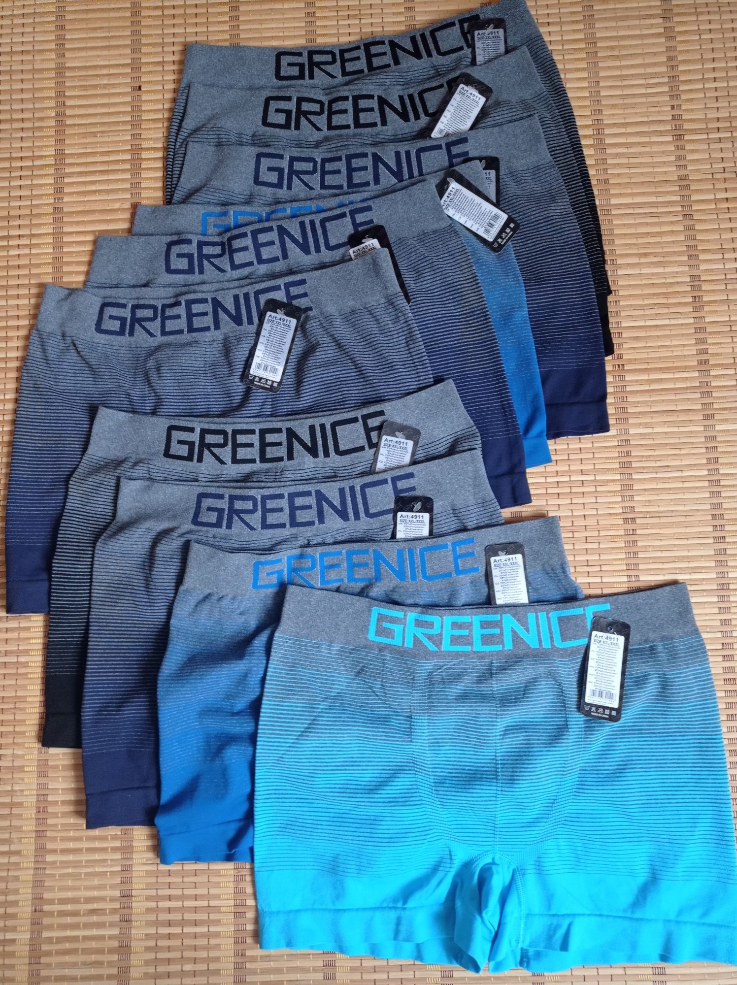 Чоловічі безшовні боксери Greenice батали