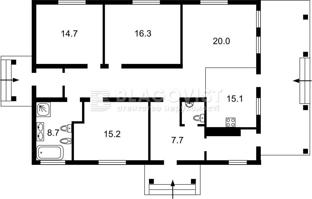 Продаж будинку 150м.кв. 10 соток в с.Новосілки, Вишгородський р-н