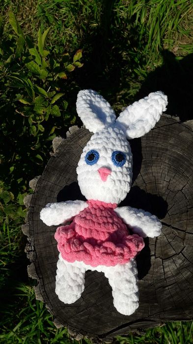Мягкая игрушка | Зайчик | Плюшевая | Вязаная | Handmade | Новый Год