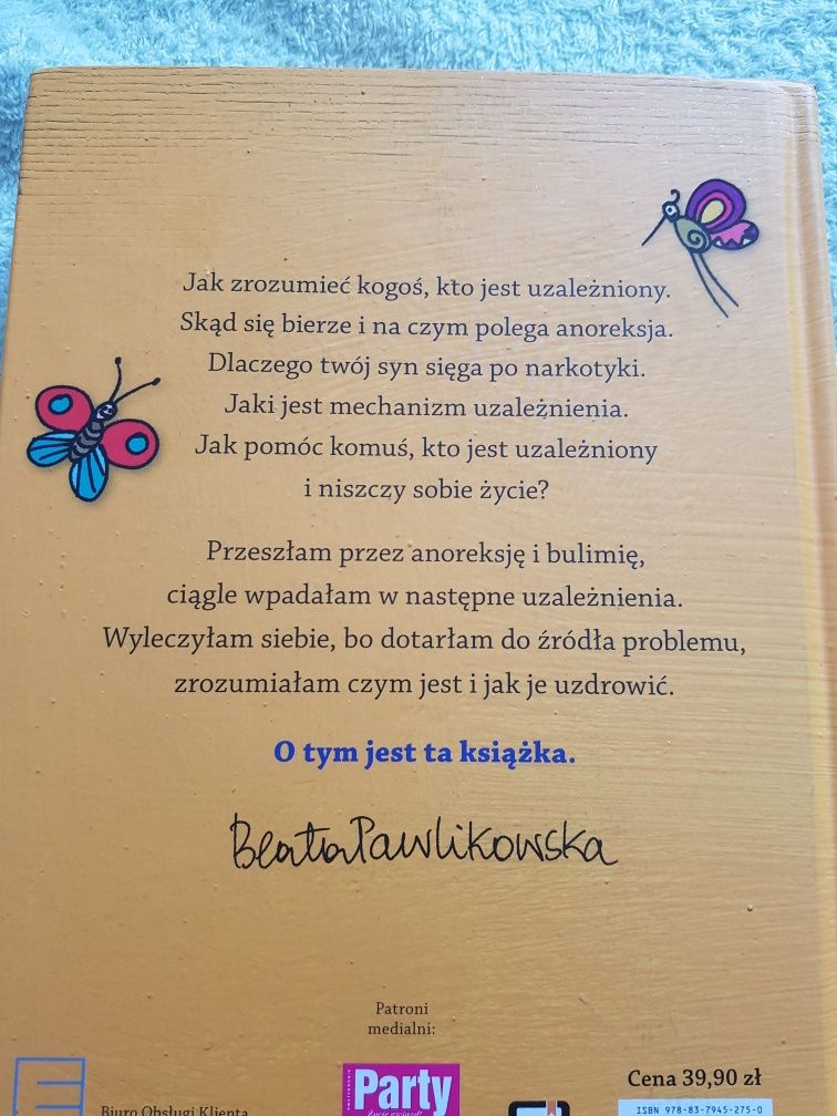 Nowa książka "Narkotyki, Anoreksja i inne sekrety " B. Pawlikowskiej