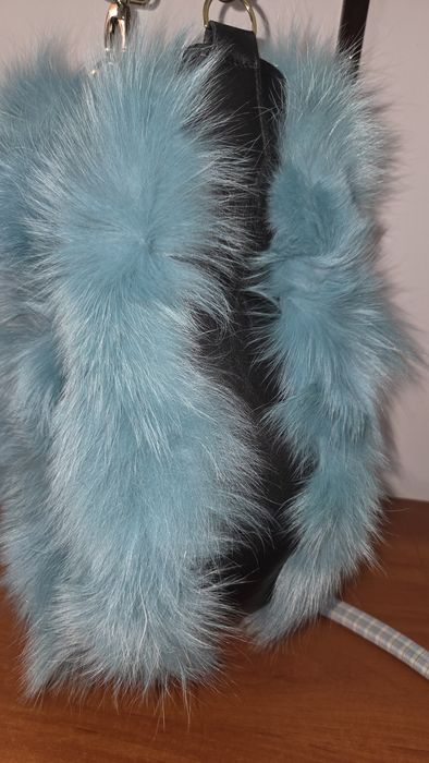 Torebka włoska Flo Clo futro królik