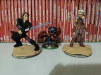 Figuras Star Wars e Spyro