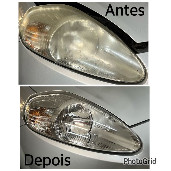 Polimento, restauração de óptica a 15€ cada.