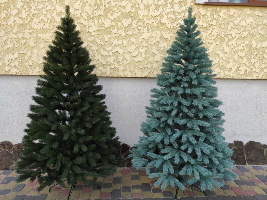 Штучна ялинка 180 см • Засніжена • Дуже густа