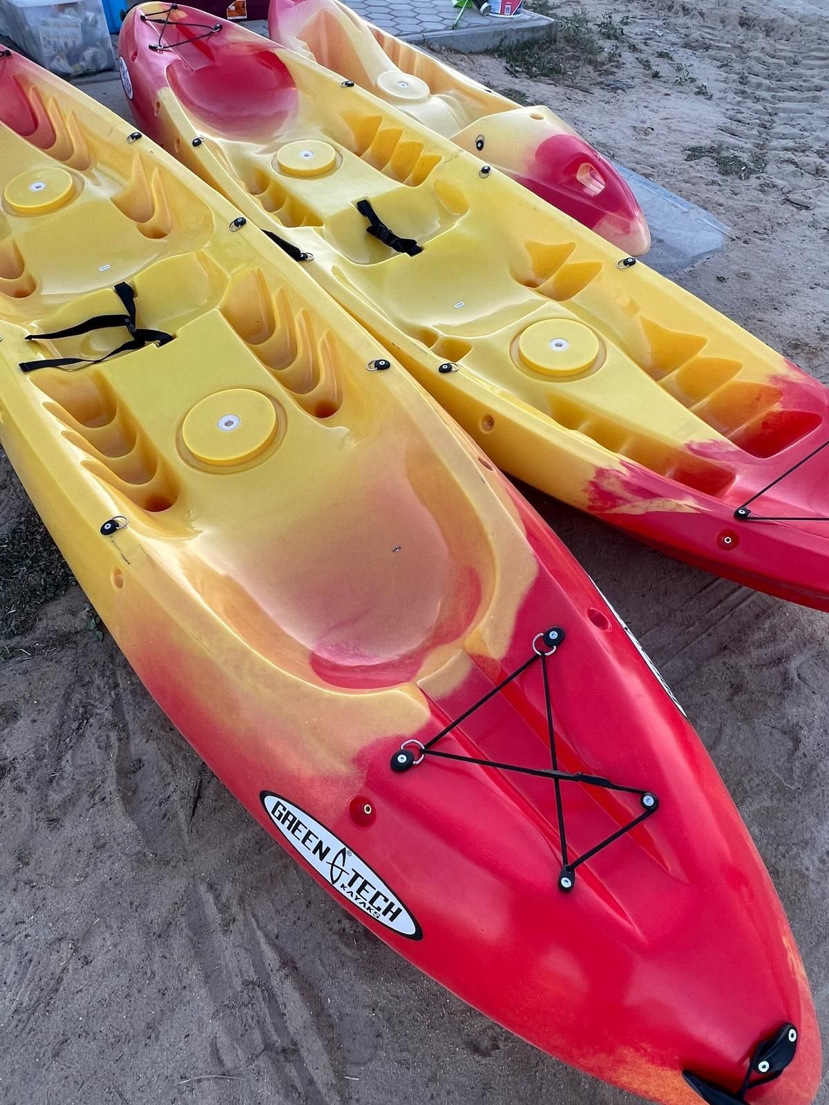 Kayaks duplos e single