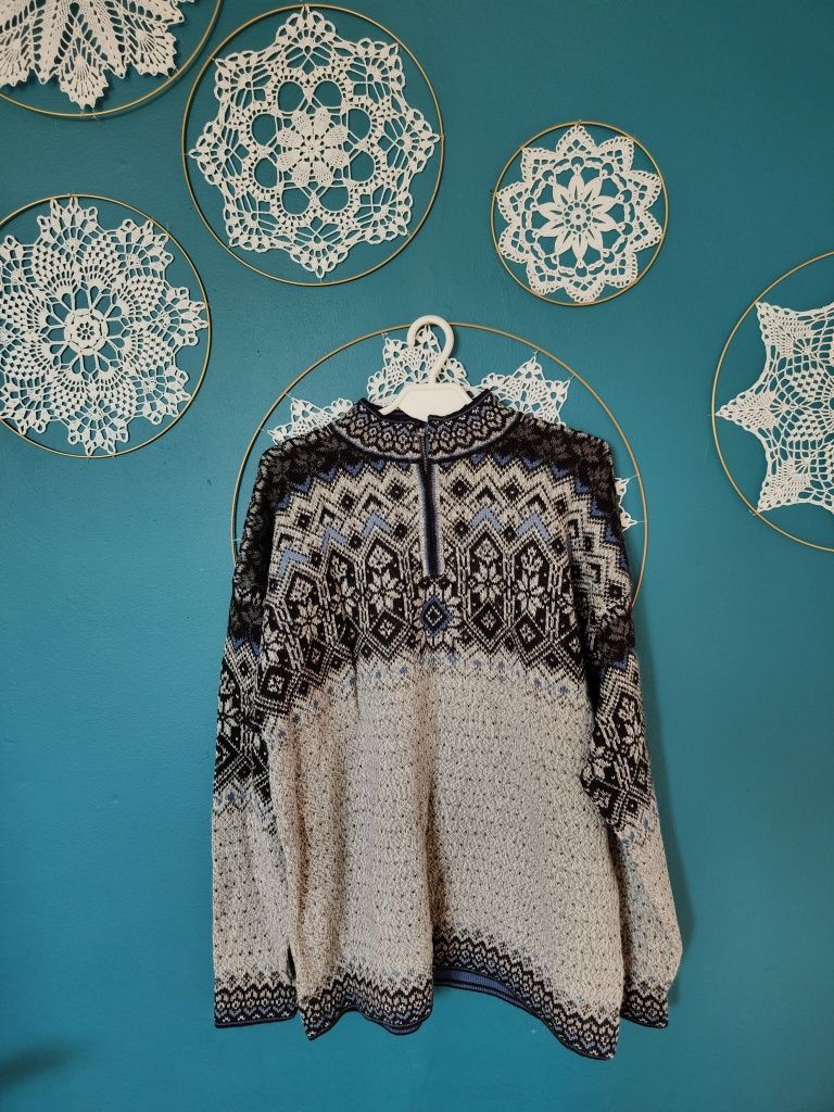 Sweter męski 100% alpaka, InvisibleWorld, rozmiar L