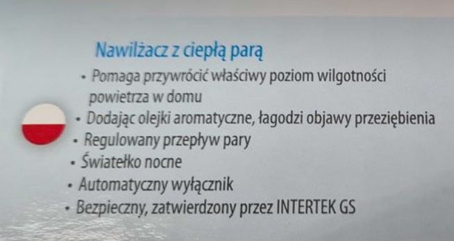 Nawilżacz powietrza Flaem Olly Vaporizer model P0413ED