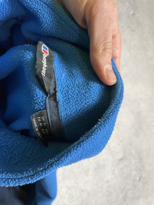 Мужская Флисовая Кофта 1/4 Зип Berghaus Оригинал Идеал S-M