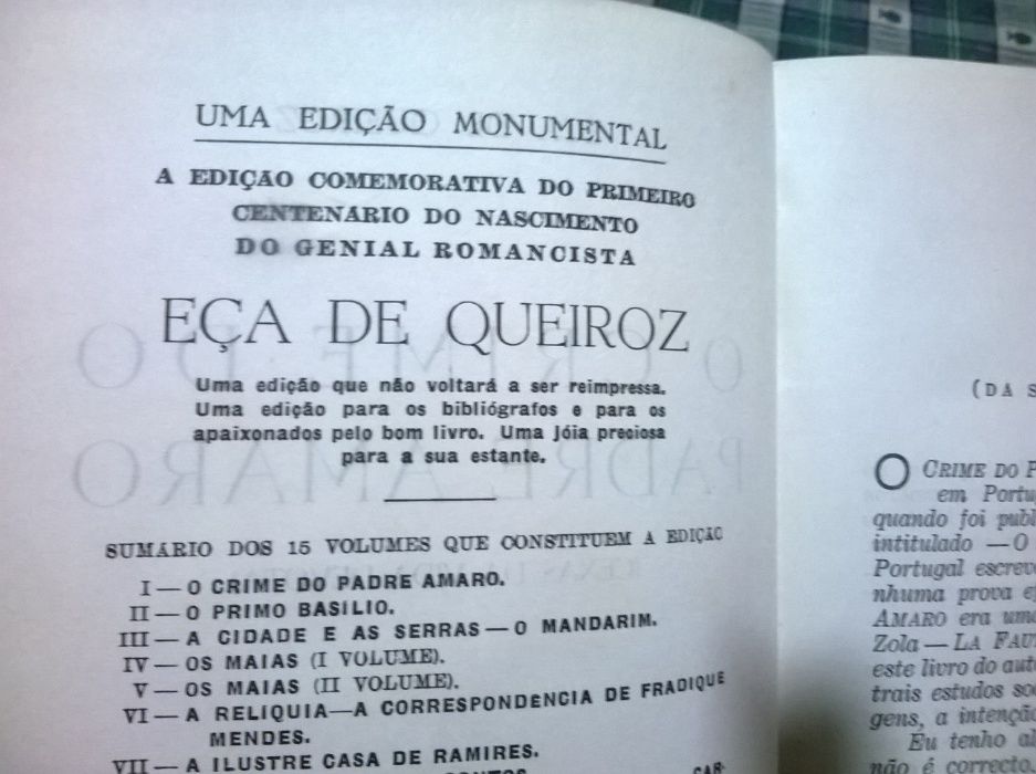 "O Crime do Padre Amaro" - Eça de Queiroz