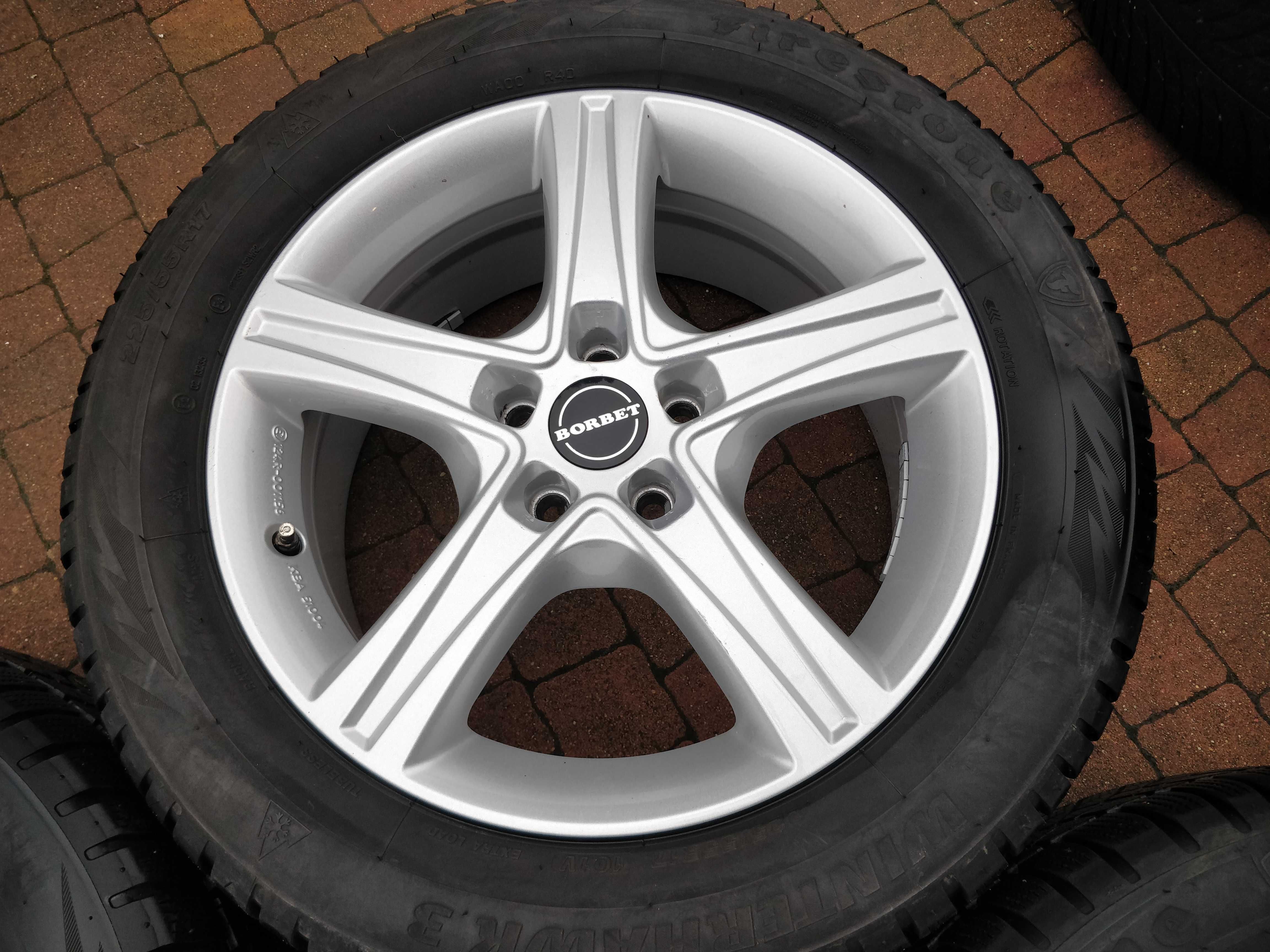 3302. Alufelgi 17" Peugeot 508 407 Volvo XC90 S80 S60 5x108 7J ET46