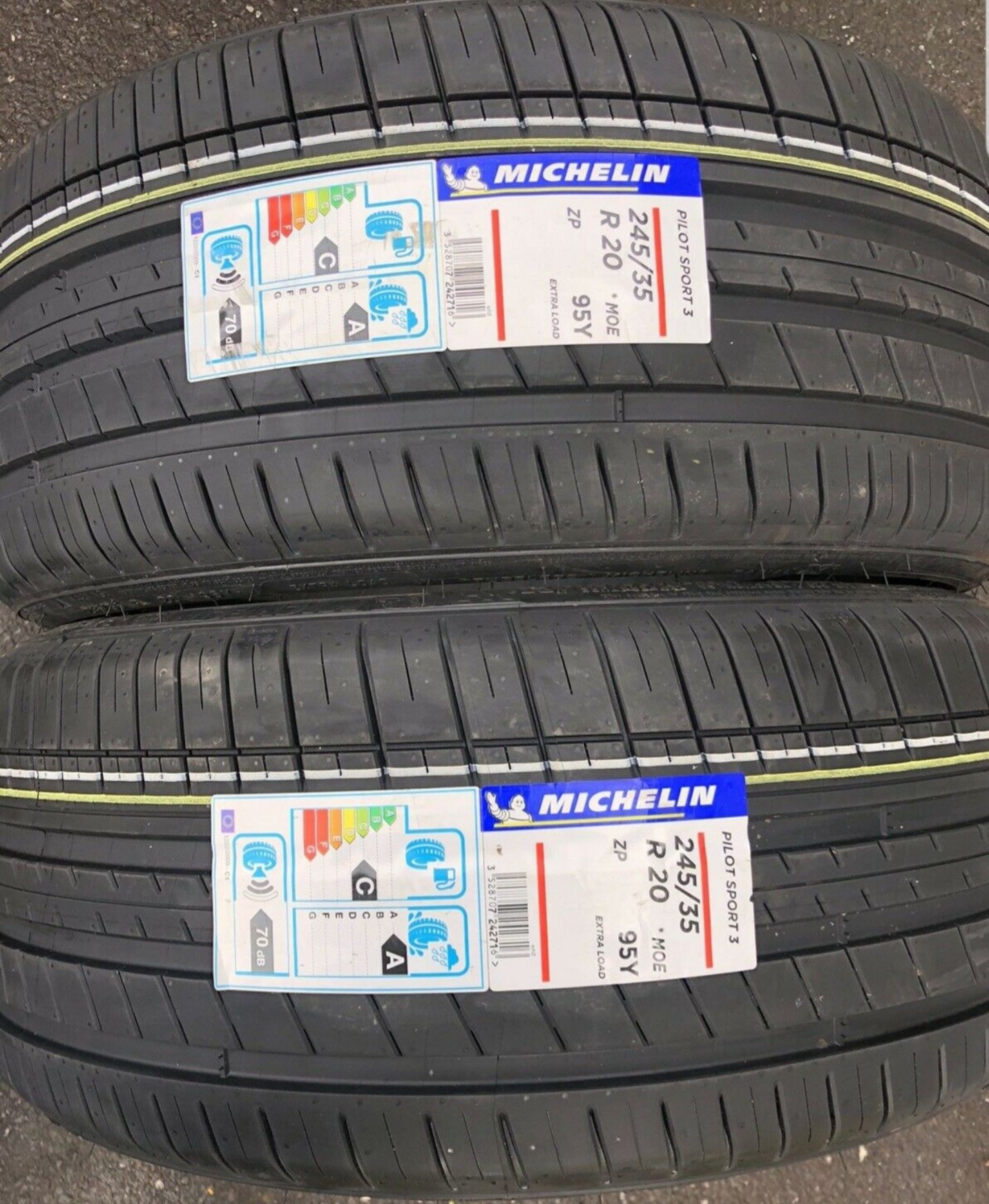 Pneus 245/35r20 Michelin pilot sport 3 rft