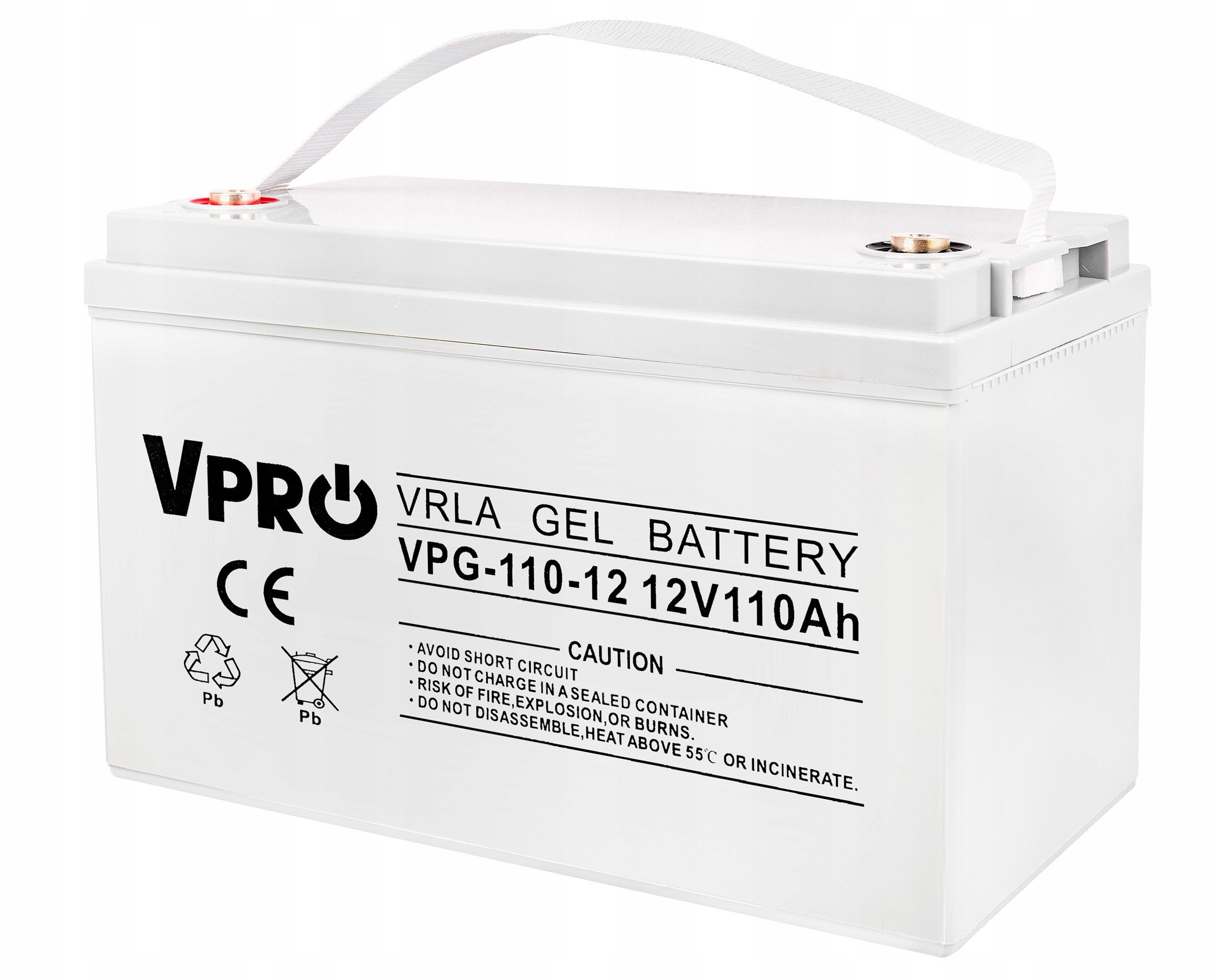 Akumulator żelowy do ups 12v 110ah vrla gel [AKU56]