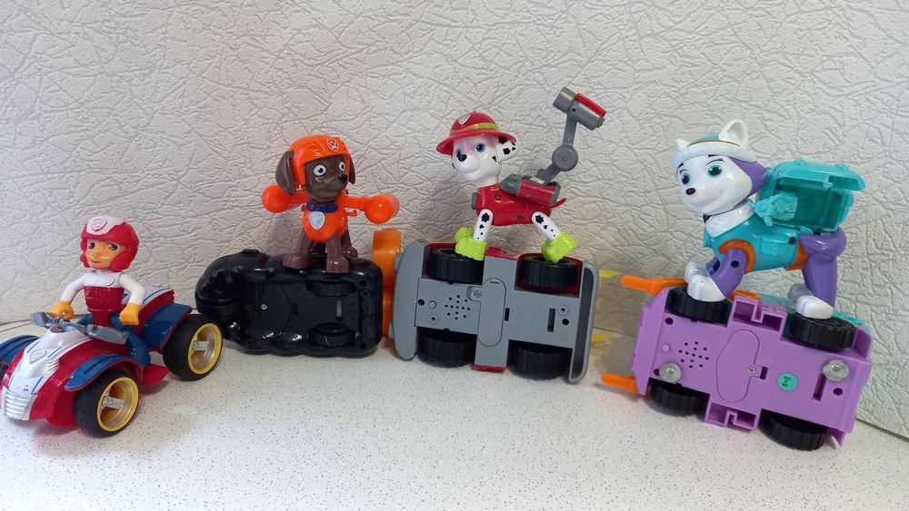 Маршал,Эверест,Зума, Райдер на машинах Щенячий патруль