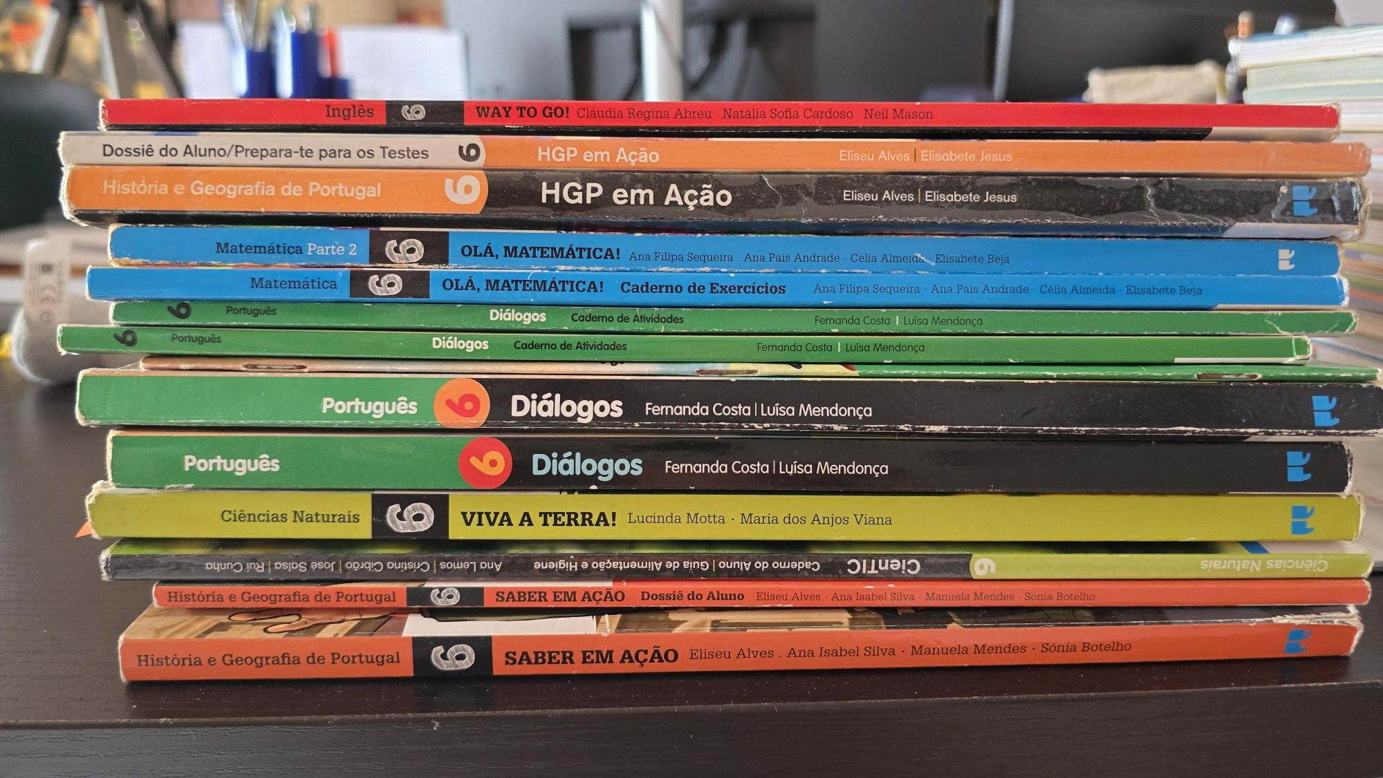 Livros usados do 6° ano