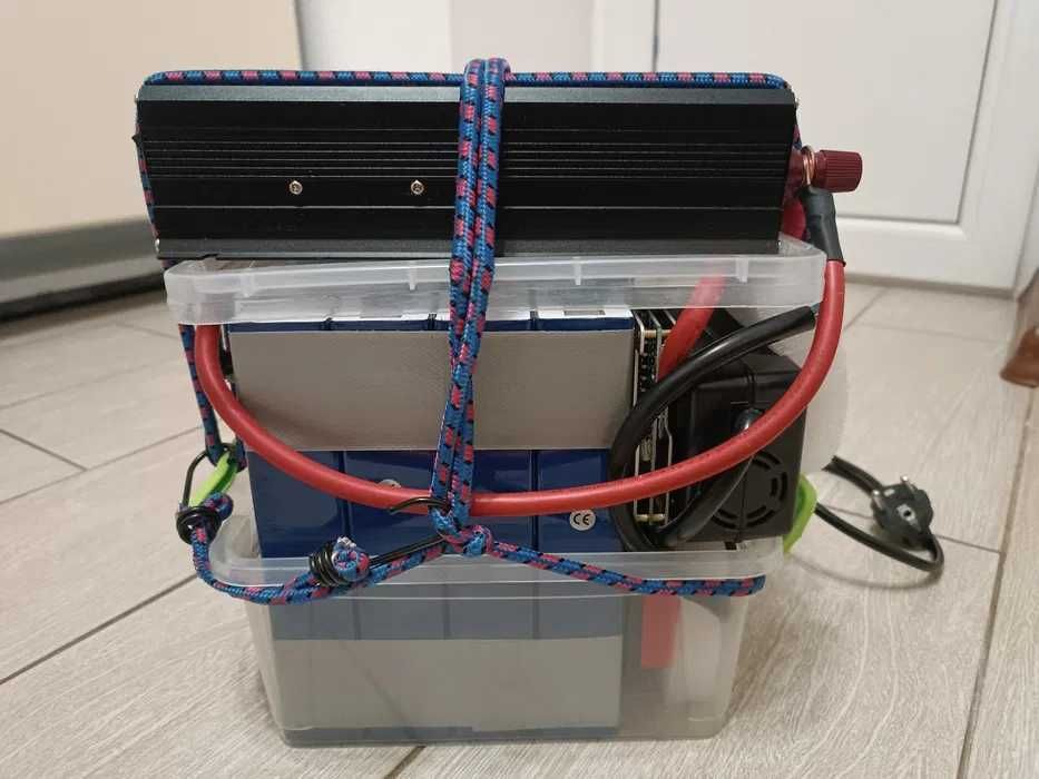 ДБЖ 1,35kWh - LiFePo4 105Ah + інвертор 2600W + зарядний 20A