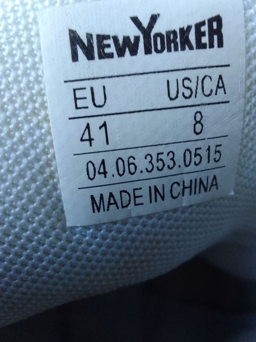 кросівки хайтопи New Yorker 41 розмір