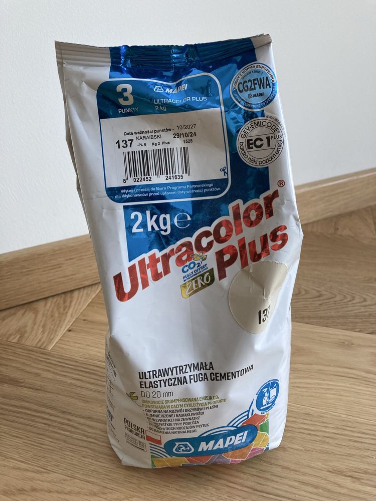 Nowa fuga Mapei Ultracolor Plus 2kg, kolor 137