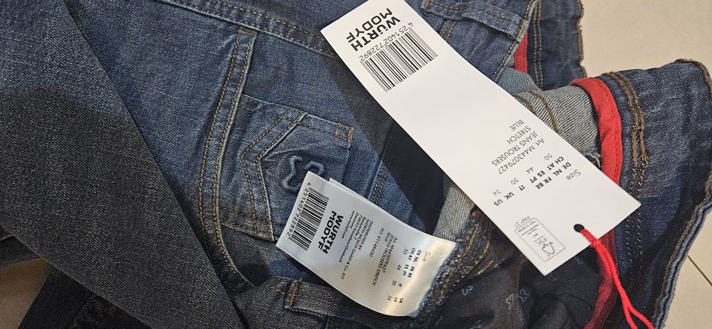 Spodnie robocze stretch  JEANS 50 wurth modyf