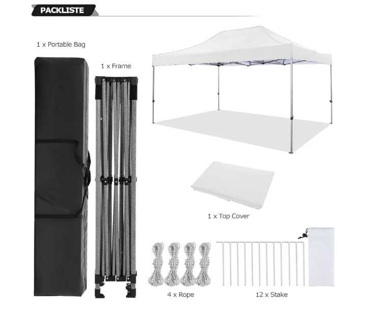 Tendas 3x3| 4.5x3 l tenda 6x3 | dobráveis l com/ sem laterais