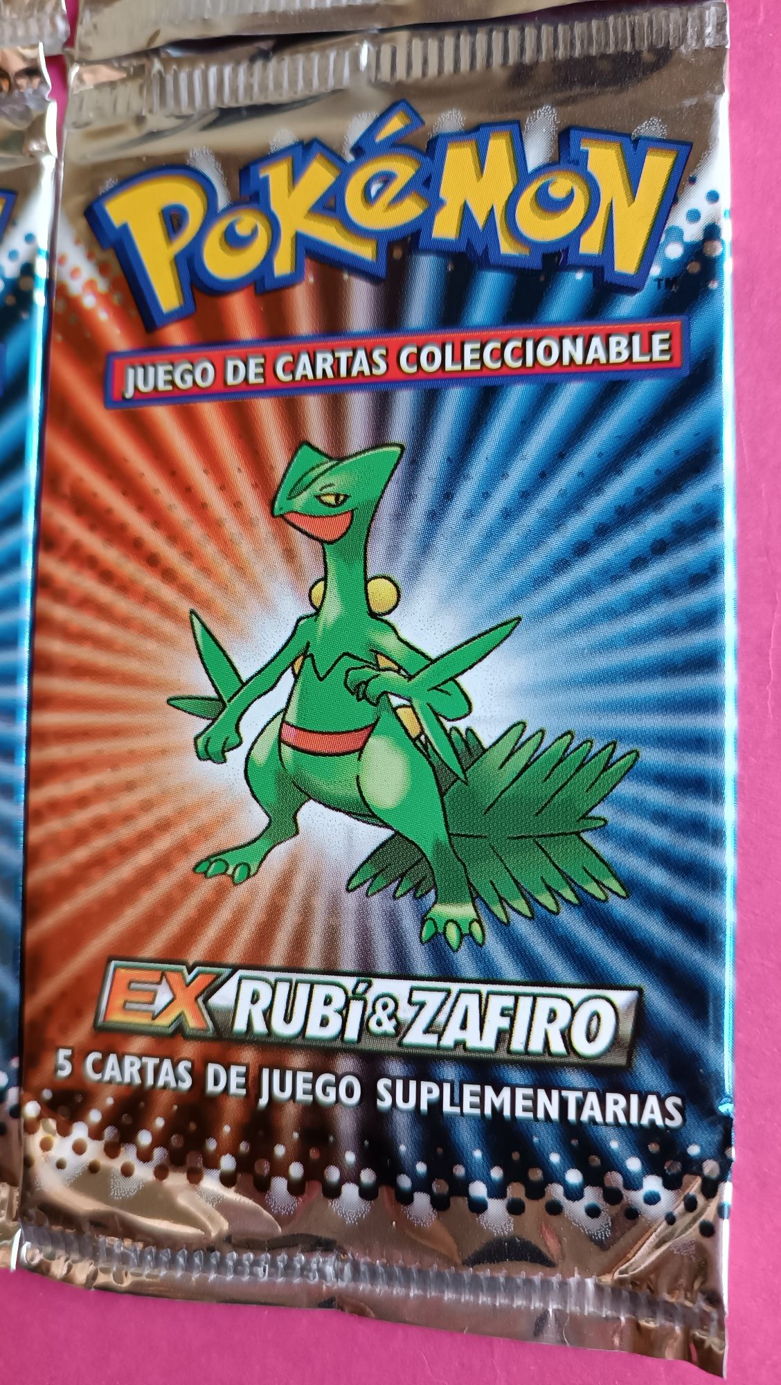 Pokémon Selados conjunto 4 boosters Ex Ruby & Sapphire Art Set 2004