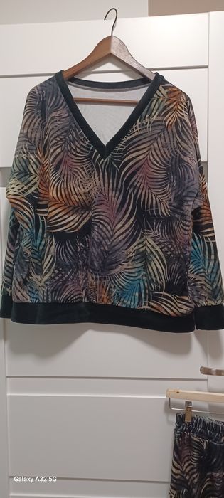 Welurowy Komplet Damski