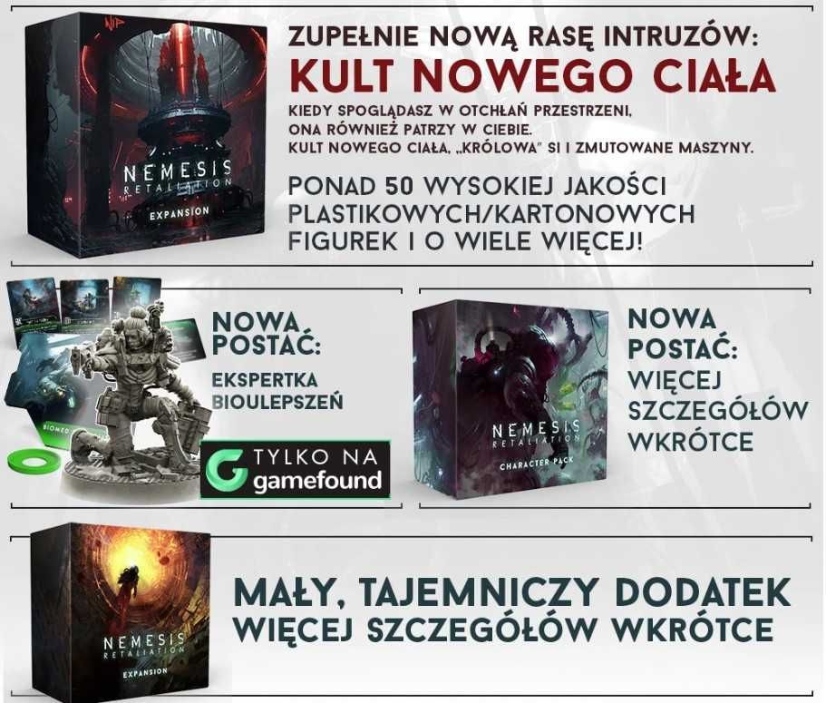 Nemesis: Retaliation Core Pledge Gamefound Standard PL - przedsprzedaż