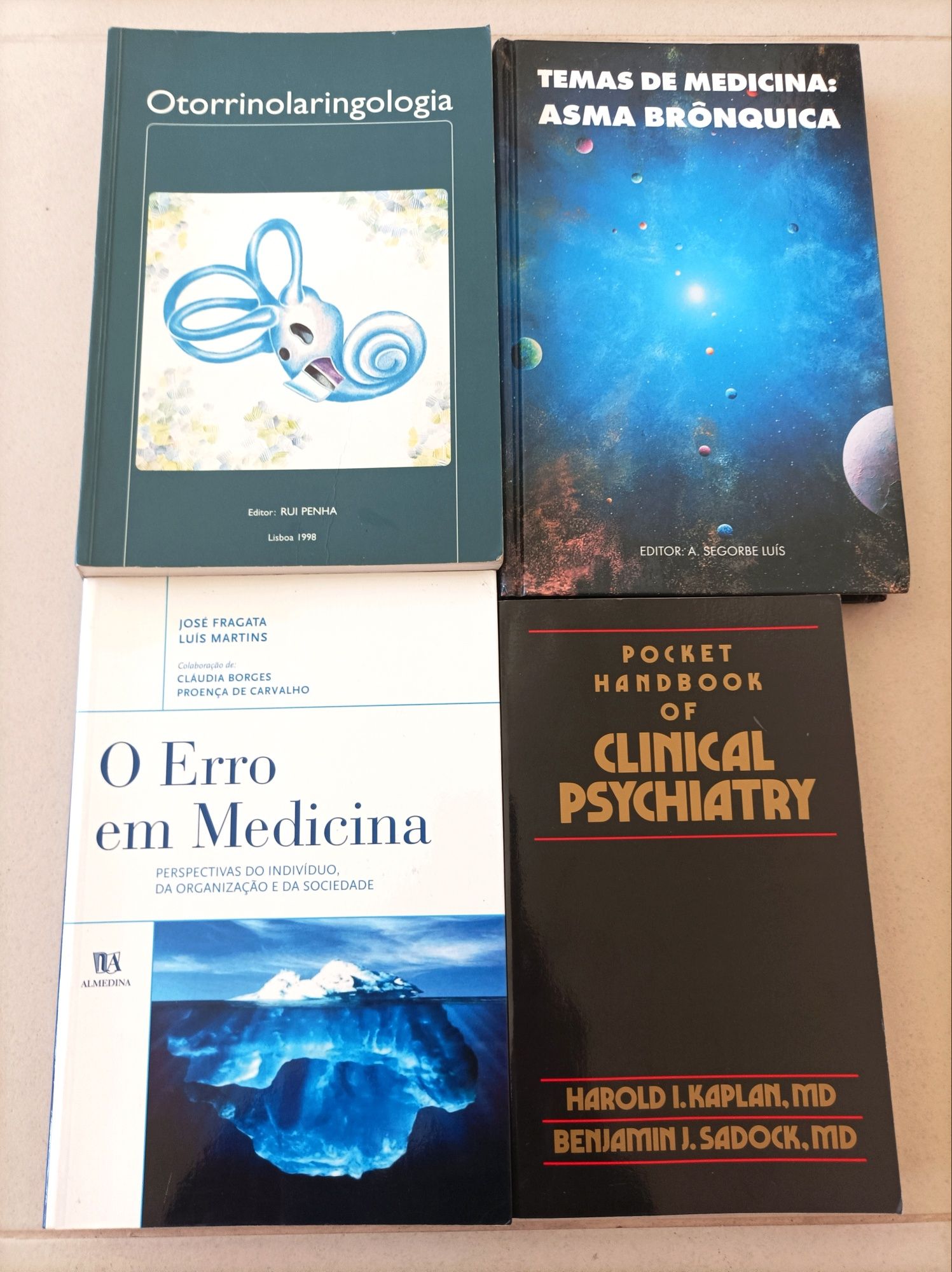 Lote de Livros sobre Medicina (Anatomia / Imunologia)
