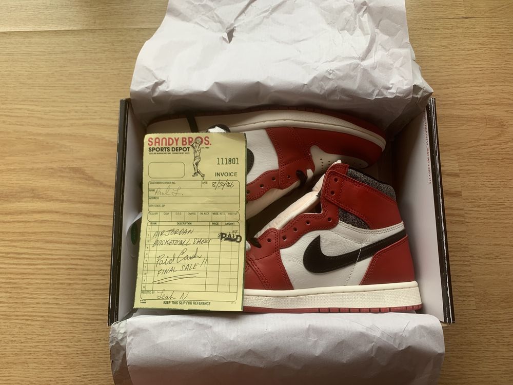 Jordan 1 lost and found