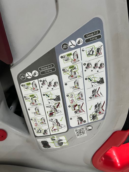 Cadeira auto Romer 1,2,3