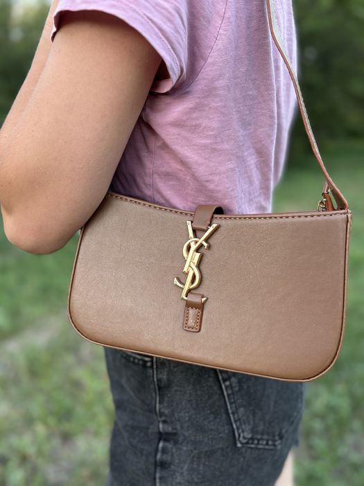 Сумка жіноча Saint Laurent ,сумка багет,крос-боді , сумка ів сен-лоран