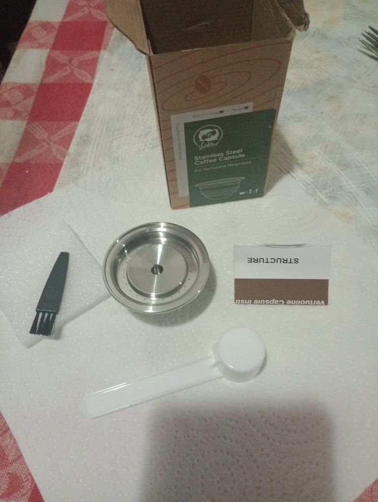 Cápsula inox reutilizável Vertuoline Nespresso