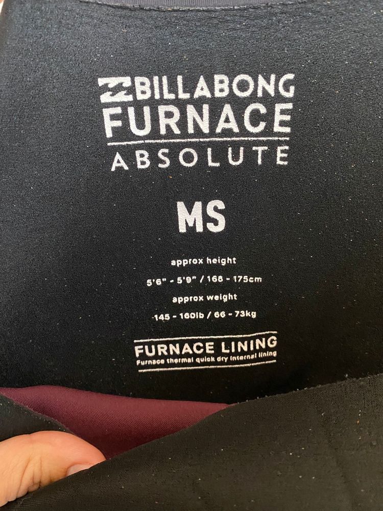 Fato surf Billabong Furnace Absolute 3/2mm M/S