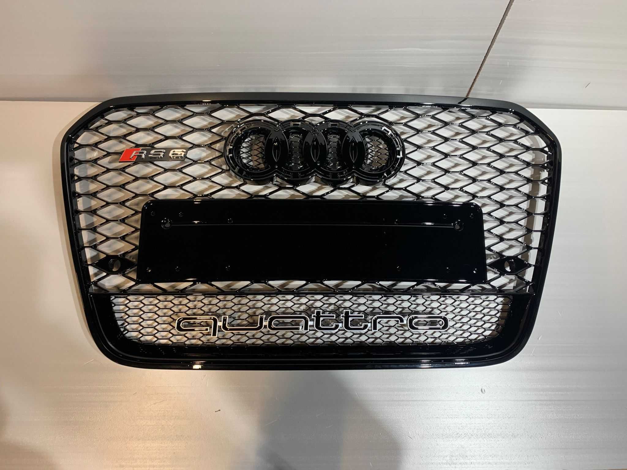 Atrapa grill Audi A5 A3 A4 A6 RS5 RS3 RS4 RS6 RS7 Black Chrom Quattro