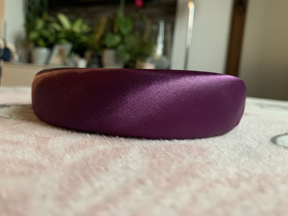 Opaska dziewczęca fioletowa miekka