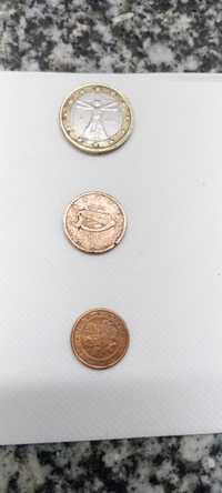 Vendo 3 moedas antigas de euro