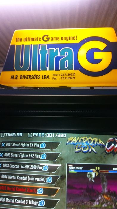 Maquina de Diversão Original Arcade Flipper.CRT 29".Restaurada