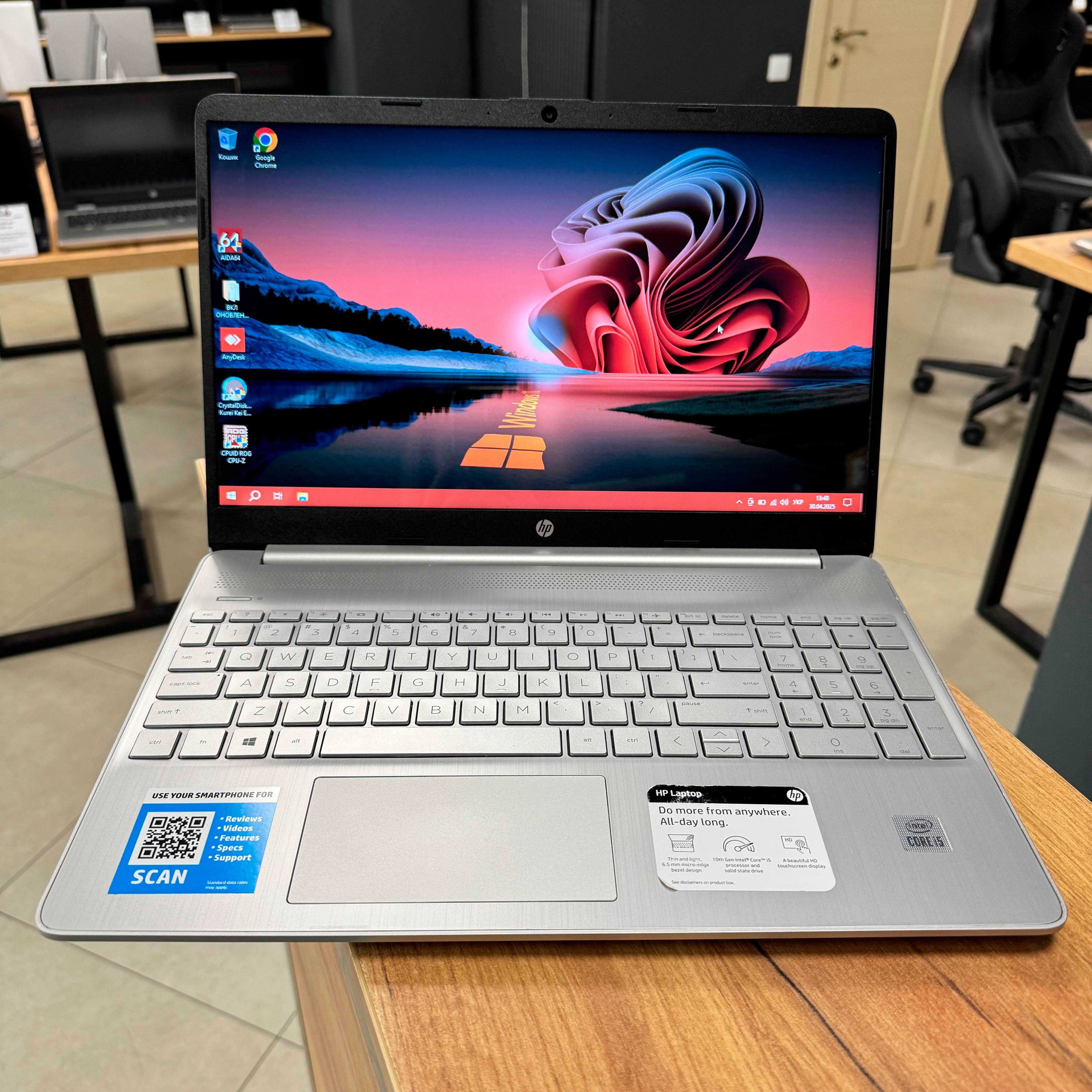 Ноутбук HP 15 - Core i5 1035G1 4 ядра/Intel UHD/16 GB/512 GB NVME