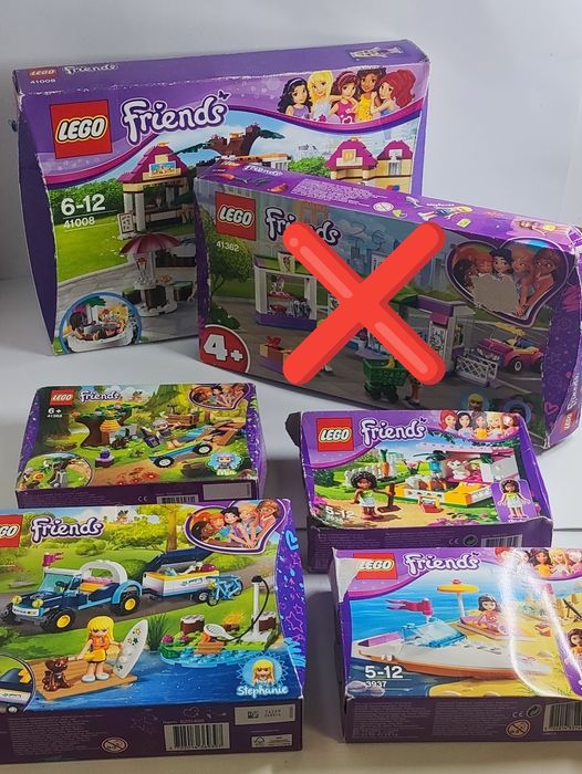 Conjunto 5 Lego Friends Usados