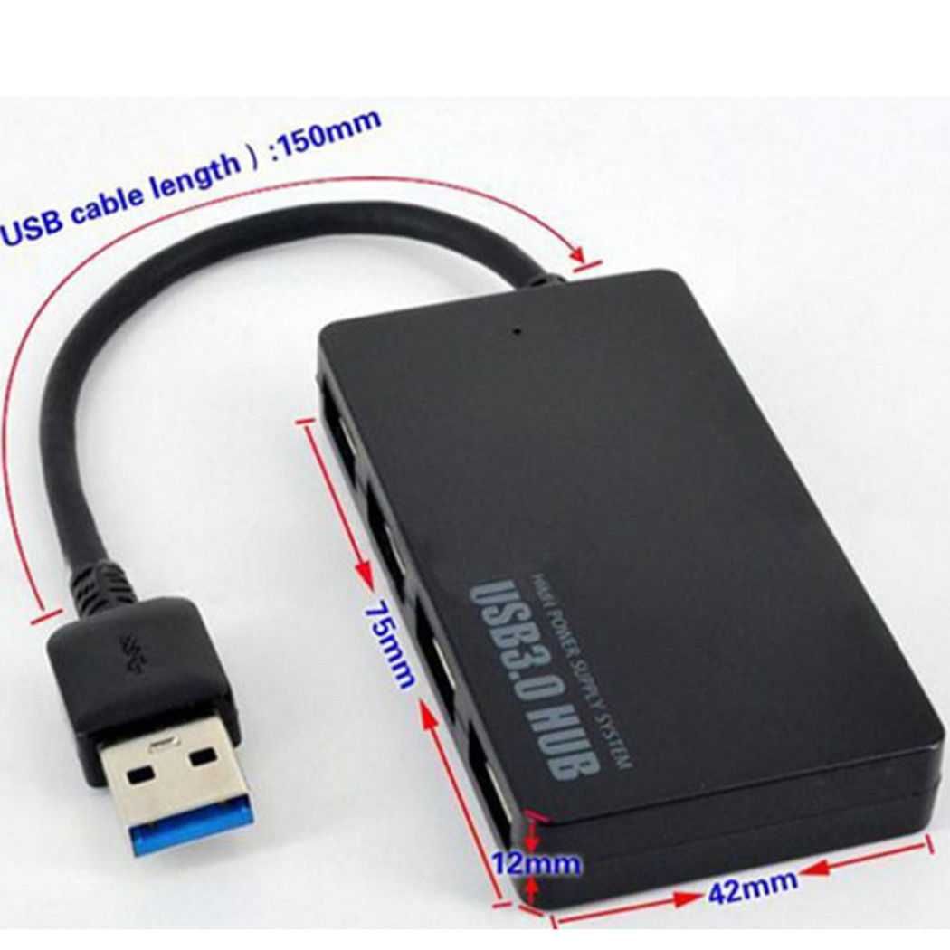 INF025 - HUB splitter USB 3.0 de 4 portas