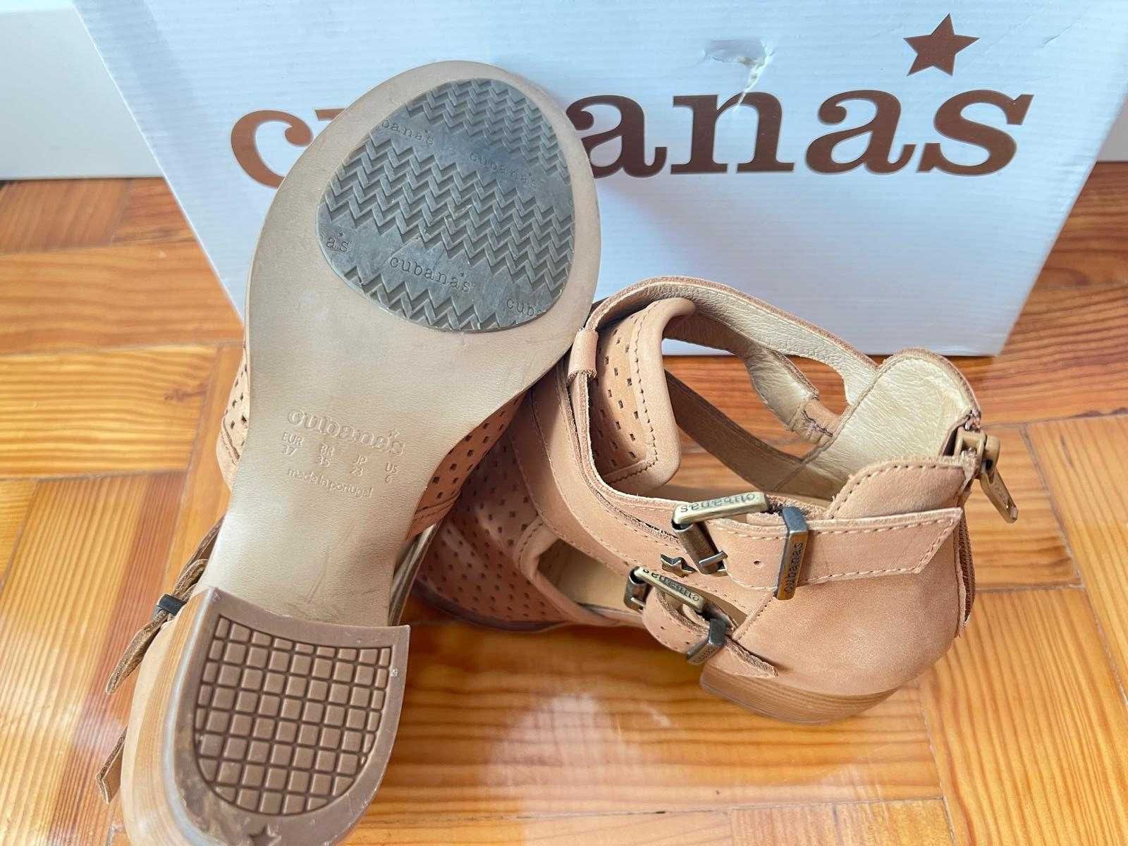 Botas de verão em pele Cubanas
