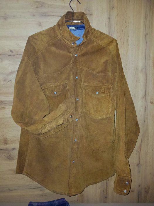 Куртка-пиджак замшевая