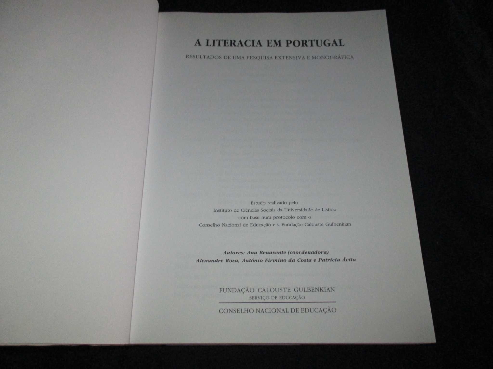 Livro A Literacia em Portugal Ana Benavente