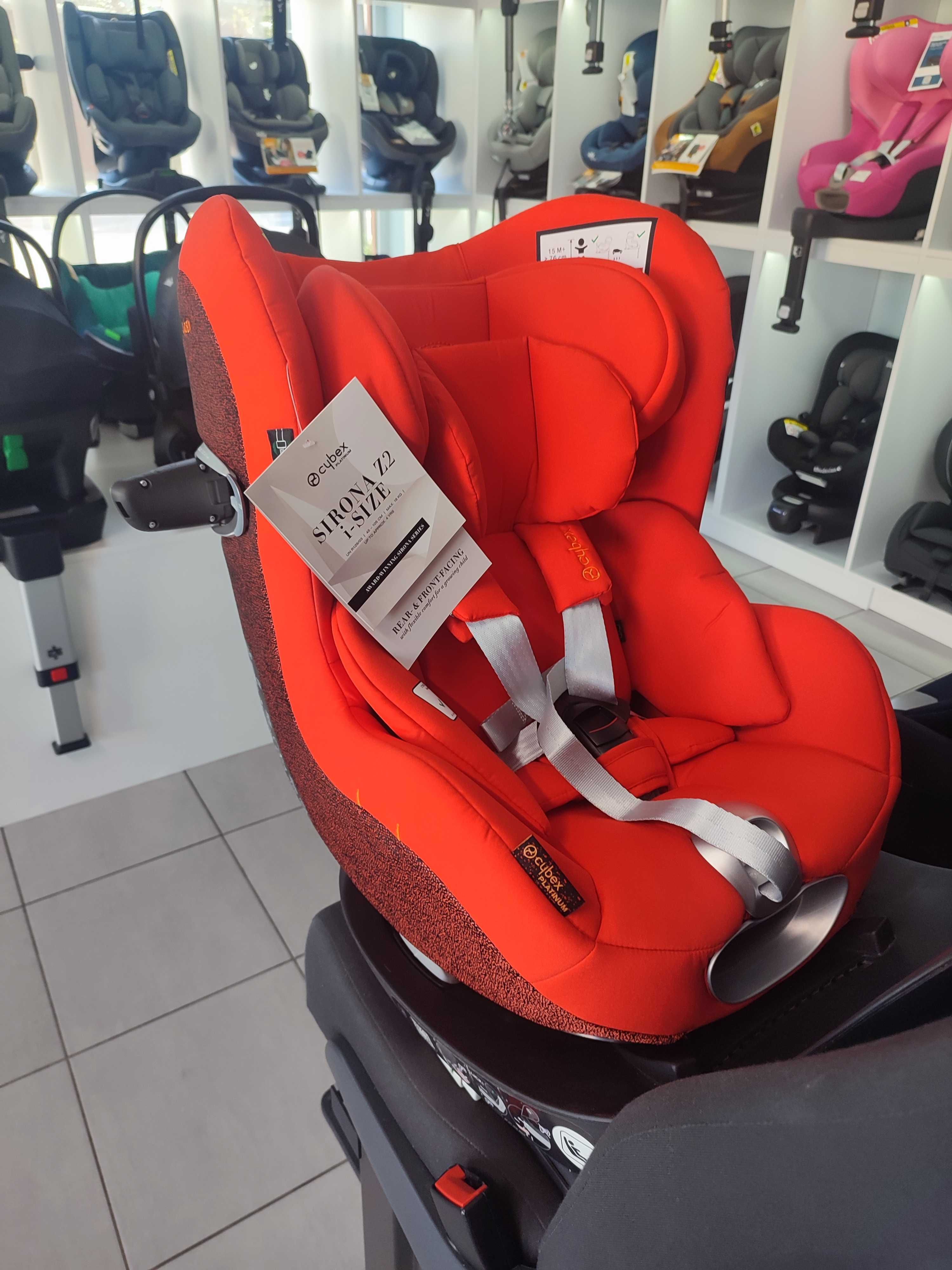 CYBEX Sirona Z2 + Baza Z2 fotelik obrotowy z ISOFIX 4 gwiazdki ADAC