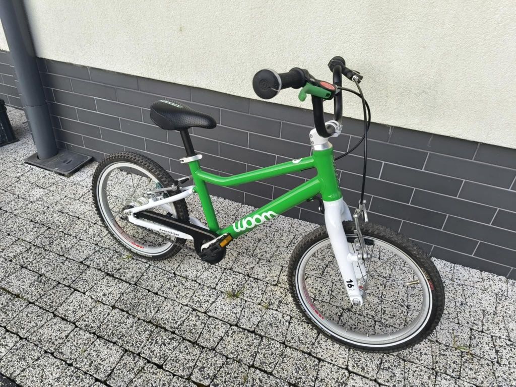 Woom 3,koła 16 zielony.