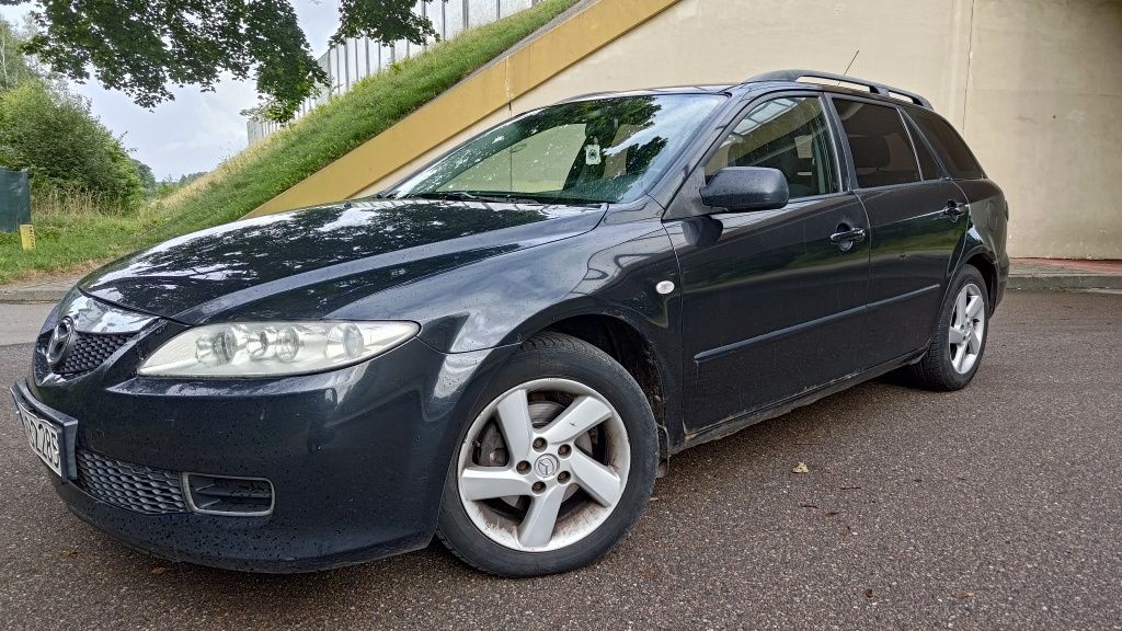 Mazda 6 2.0 w gazie 2006r dobrze wyposażona OC rok