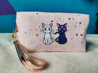 Sailor Moon - kosmetyczka koty Luna i Artemis