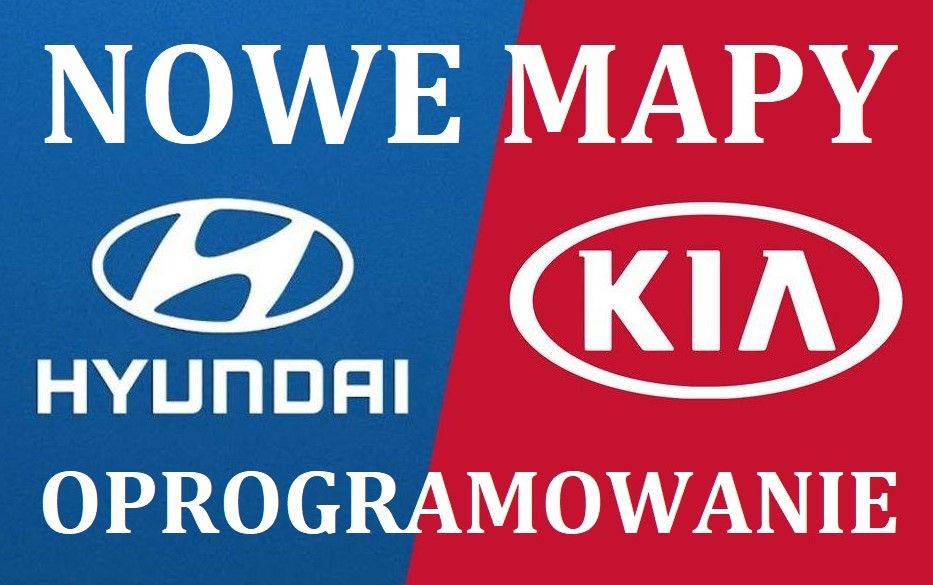 Kia Hyundai Mapy Europa 2025 Radary Polskie menu Android Auto CarPlay