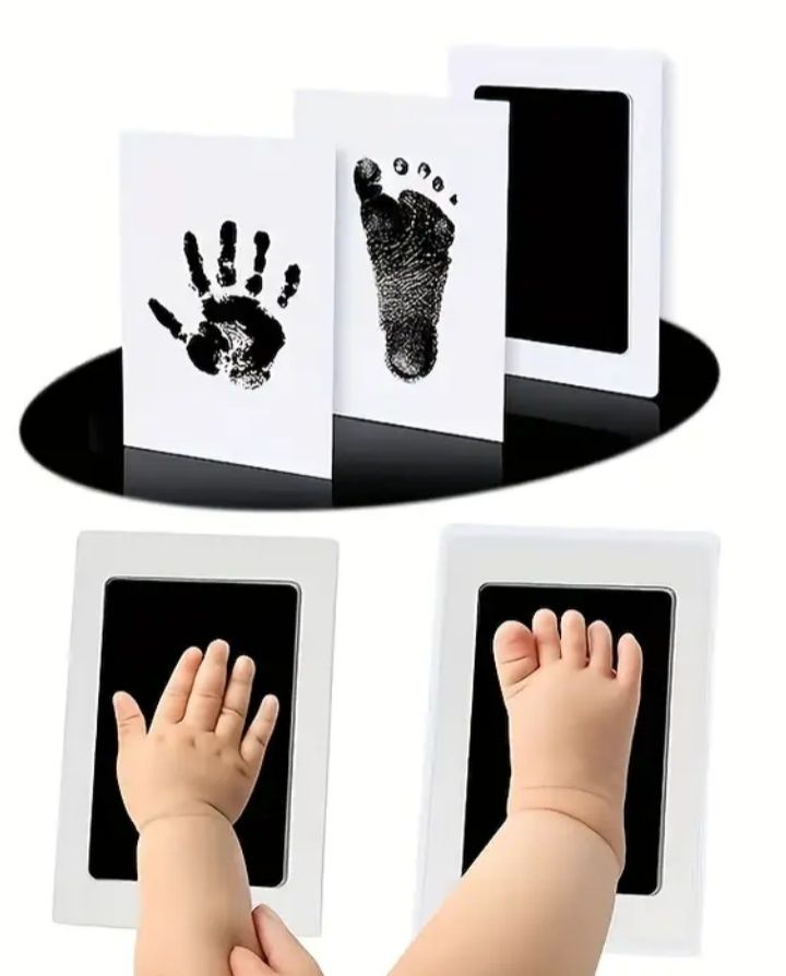 Kit impressão pé e mão bebé