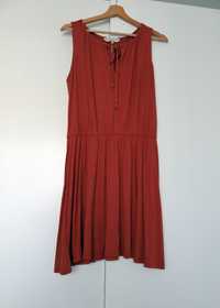 Sukienka codzienna z wiskozy F&F rozmiar 40 kolor karmelowy