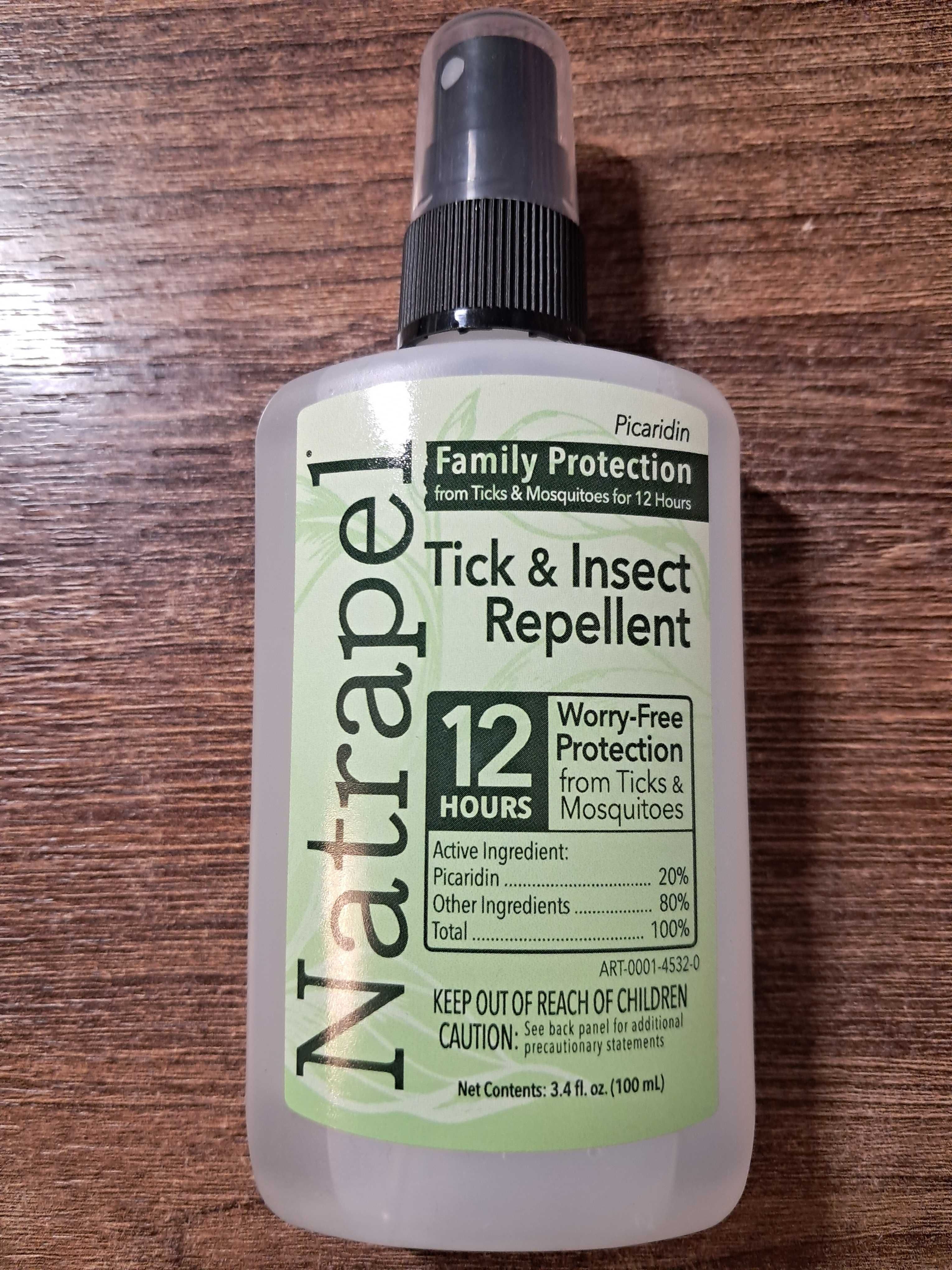 Спрей від комарів Natrapel Insect Repellent Picaridin 20% Пікаридин